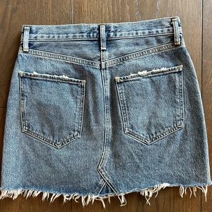 Agolde Denim Miniskirt Size 26